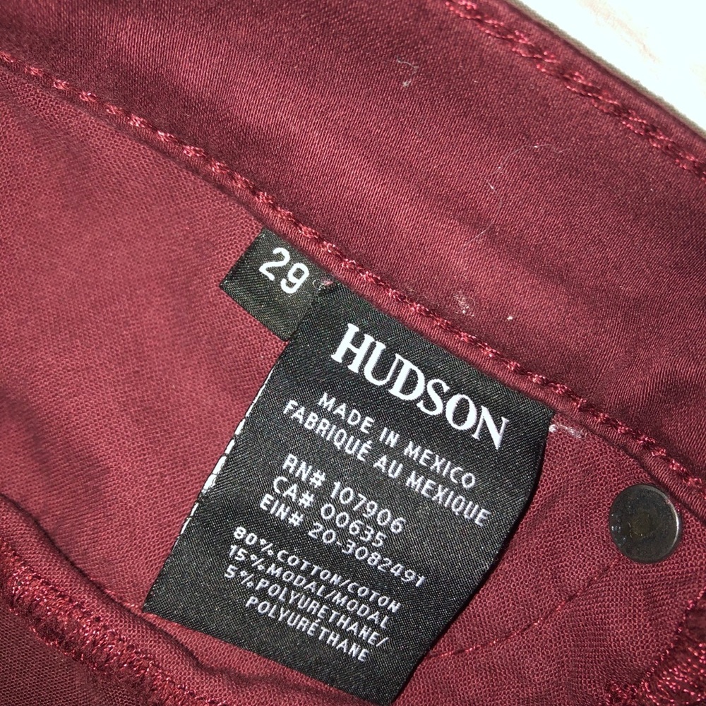 Hudson Nico super skinny fit size 29